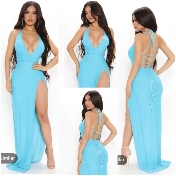 Fashion Nova Dresses & Skirts - Fashion Nova Mable Mesh Maxi dress size Medium new with tag